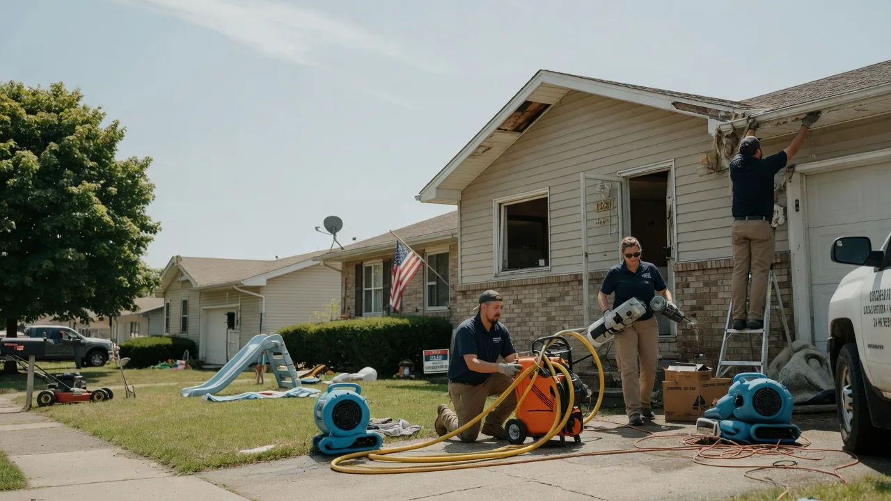 Water Damage Restoration in Le Roy, IL near me
